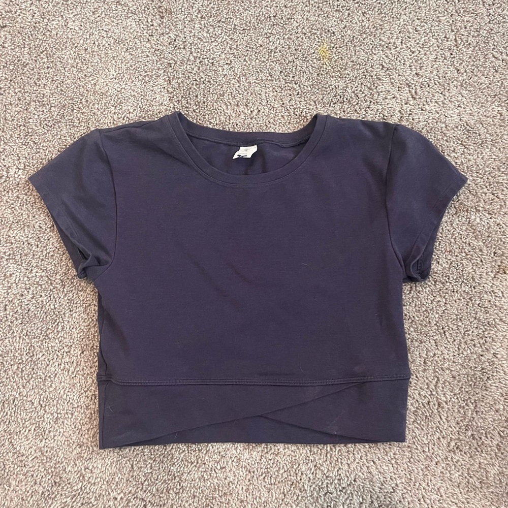 Cropped Short Sleeve Tee XS